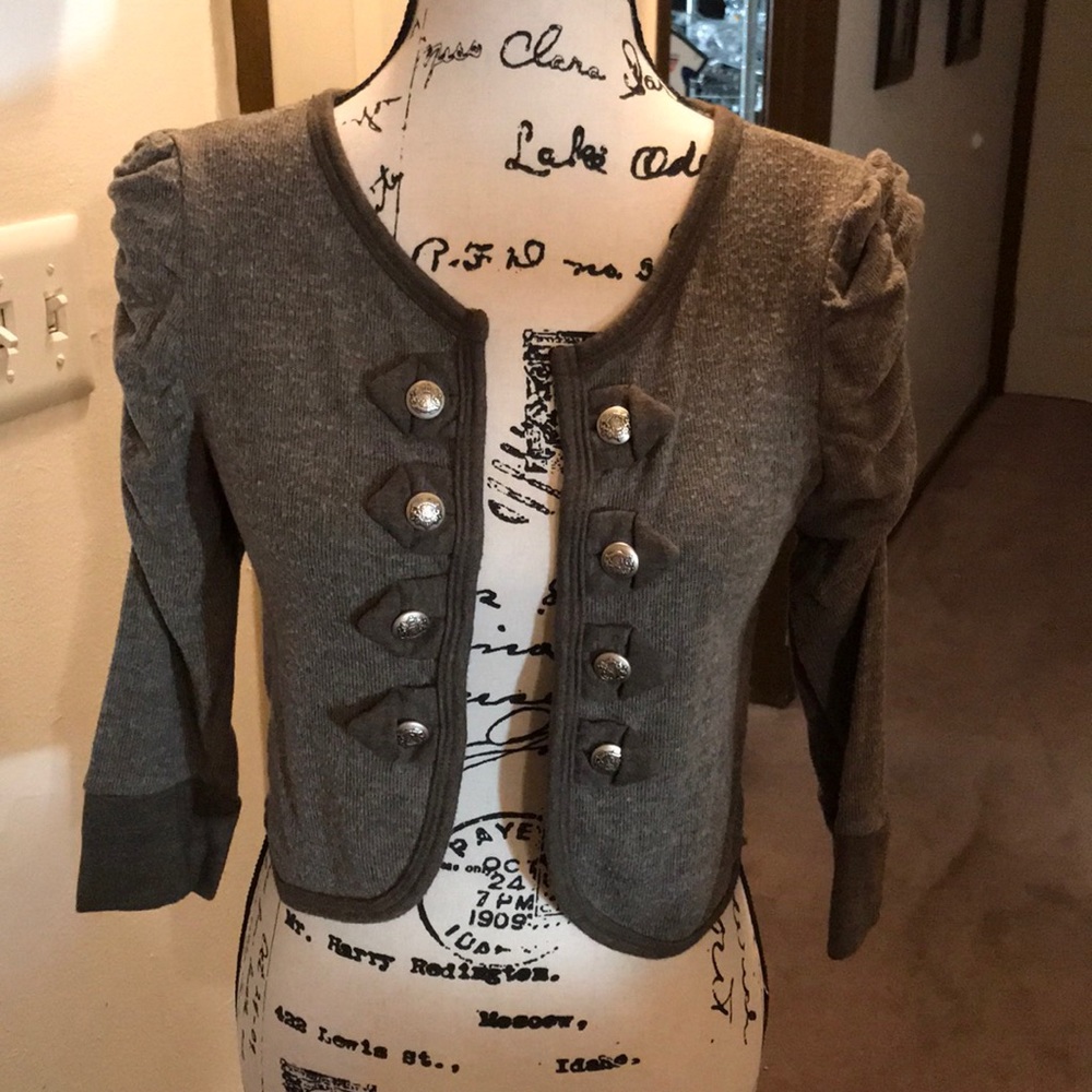 Olive green bolero